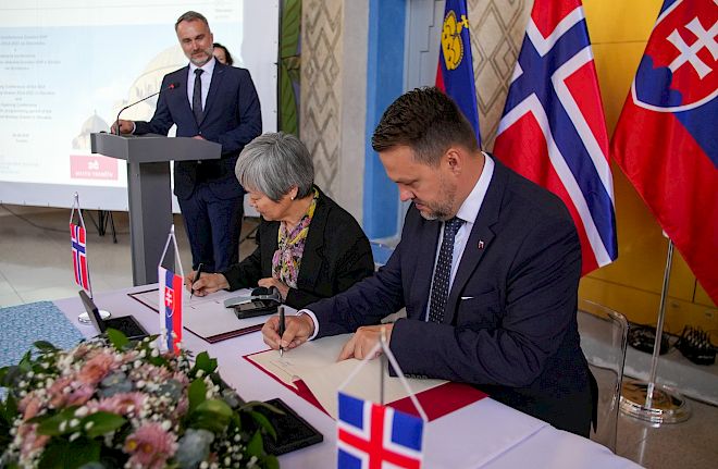 Obrázok ku správe:Memorandá o porozumení pre FM EHP a NFM v 4. programovom období (2021-2028)